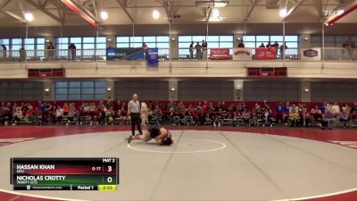 165 lbs Cons. Round 4 - Nicholas Crotty, Trinity (CT) vs Hassan Khan, NYU