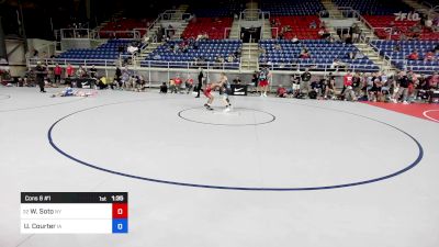 100 lbs Cons 8 #1 - William Soto, NY vs Urijah Courter, IA