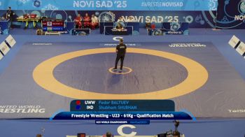 61 kg Qualif. - Fedor Baltuev, UWW vs Shubham Shubham, India