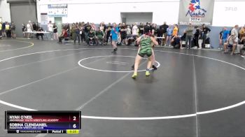 124 lbs 1st Place Match - Sobina Clendaniel, Marathon Wrestling Club vs Nyah O`Neil, Anchorage Youth Wrestling Academy