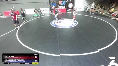 71 lbs 5th Place Match - Jacob Fay, Top Fueler Wrestling Club vs Jonah Cruz Villamil, Socal Grappling Wrestling Club