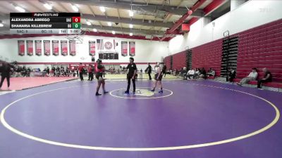 180 lbs Semis (4 Team) - Alexandra Abrego, Santa Ana College vs Shanaria Killebrew, Bakersfield College