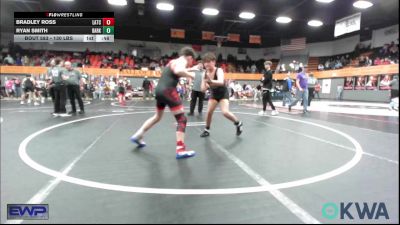 130 lbs 3rd Place - Bradley Ross, Little Axe Takedown Club vs Ryan SMITH, Darko Valley Wolf Pack