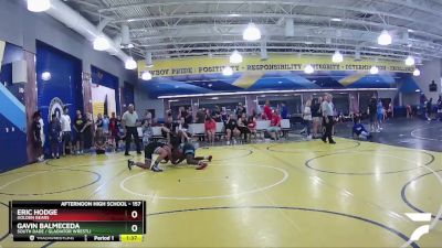 157 lbs Semifinal - Eric Hodge, Golden Bears vs Gavin Balmeceda, SOUTH DADE / Gladiator Wrestli