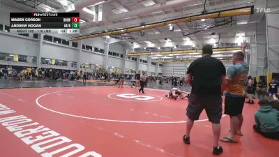 110 lbs Quarterfinal - Masen Corson, Browns Mills vs Andrew Hogan, Hatboro