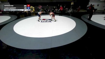 132 lbs Brenden Siu, BAWA-Bay Area Wrestling Association vs Caden Garriott, LAWA - Los Angles Wrestling Association
