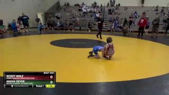 35-40 lbs Semifinal - Wyatt Wolf, Perry Meridian Wrestling Club vs Knoxx Devoe, Rhyno Academy Of Wrestling