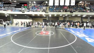 120 lbs Champ. Round 1 - Brea Hoffman, Hoffman Estates (Conant) vs Scarlett Wegener, Waterloo