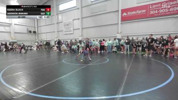 52 lbs Round Robin 1 - Keera Block, Pursuit - G vs Addison Jenkins, Backyard Barbies Pink - G