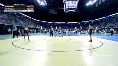 100 lbs Consy 2 - Hunter Fry, Cocalico vs Tre Thomas, Valley