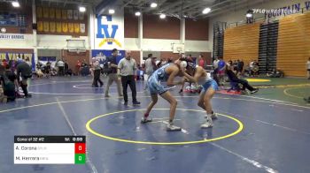 145 lbs Consolation - Alex Corona, Sylmar Charter vs Michael Herrera, Granite Hills