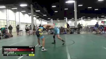 182 lbs Placement (4 Team) - Carson Pascoe, Steller Trained Black vs Matt Leslie, Iron Horse White