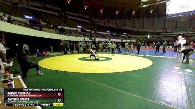 National 6-8 115 5th Place Match - Jayden Jones, Warmup Gang Wrestling Club vs Jakob Thomas, Powhatan Youth Wrestling Club