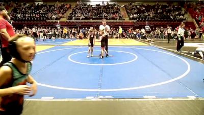 49 lbs Consi Of 8 #2 - Michael Cash, Broken Arrow Wrestling Club vs Harley Gibson, Coweta Tiger Wrestling