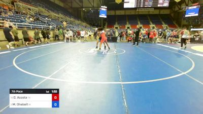 150 lbs 7th Place - Daniel Acosta, TX vs Maximus Dhabolt, IA