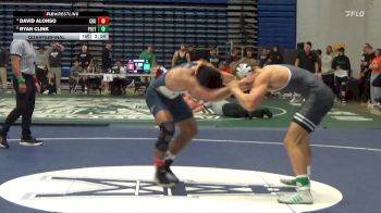 184 lbs Quarterfinal - Ryan Clink, Cal Poly vs David Alonso, California Baptist