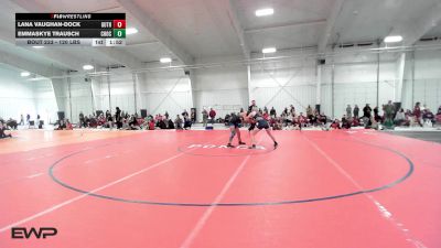 120 lbs Rr Rnd 3 - Lana Vaughan-Dock, Guthrie vs Emmaskye Trausch, Choctaw Girls A