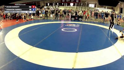 215 lbs Cons. Round 4 - Julian Burgett, Fishers Wrestling Club vs Donavon Farrell, Immortal Athletics WC