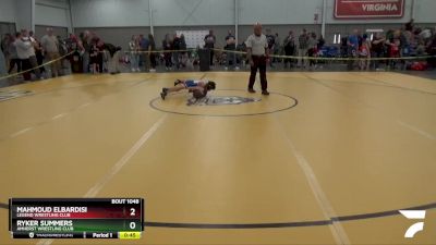 49 lbs Champ. Round 2 - Mahmoud ElBardisi, Legend Wrestling Club vs Ryker Summers, Amherst Wrestling Club