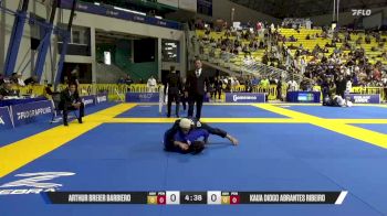 Kaua Diogo Abrantes Ribeiro vs Arthur Breier Barbiero 2025 World Jiu-Jitsu IBJJF Championship