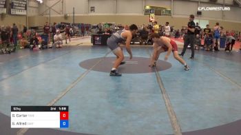 92 kg Consi Of 8 #2 - Gavin Carter, Topeka Blue Thunder vs Silas Allred, Central Indiana Academy Of Wrestling