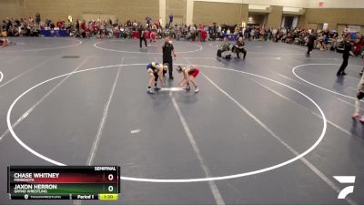 98 lbs Semifinal - Chase Whitney, Minnesota vs Jaxon Herron, Grynd Wrestling