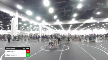 88 lbs Quarterfinal - Khloe Morrow, Mat Demon WC vs Payton Schroeder, Top Notch