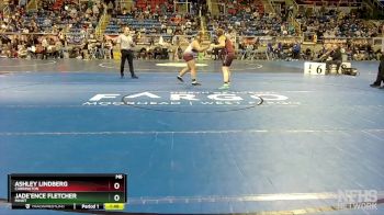 250 lbs Quarterfinal - Ashley Lindberg, Carrington vs Jade`ence Fletcher, Minot