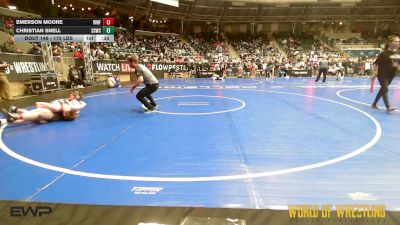 175 lbs Consi Of 8 #2 - Emerson Moore, Wentzville Wrestling Federation vs Christian Snell, South Side Wrestling Club