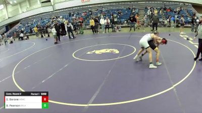 14U Boys - 115 lbs Cons. Round 2 - Bowen Pearson, Oklahoma vs Giovanni Barone, Honey Badgers Wrestling Club