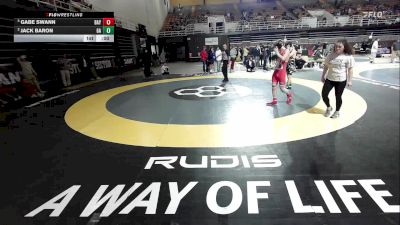 120 lbs Consolation - Gabe Swann, Baylor School vs Jack Baron, Germantown Academy