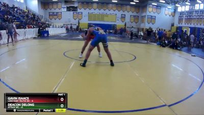 190 lbs Round 4 (8 Team) - Deacon Delong, Attack WC vs Gavin Isaacs, Lake Mary Militia WC