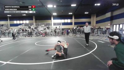 109 lbs Consi Of 16 #2 - Keidyn Madrigal, Dark Horse vs Jose Breceda, Pinedale WC