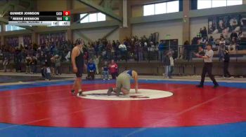 126 lbs Cons. Round 3 - Reese Evenson, Thunder Basin High School vs Gunner Johnson, Campbell County