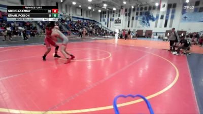 138 lbs Champ. Round 1 - Ethan Jackson, Williams Field vs Nicholas Leday, Sweetwater Union