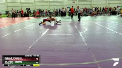 144-150 lbs Round 1 - Brayden Hibbitts, Lost Boyz vs Tyrone Williams, Glasgow Wrestling Academy