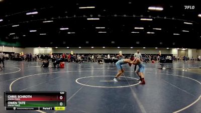 120 lbs Cons. Round 2 - Chris Schroth, Union Pines vs Owen Tate, Union Pines