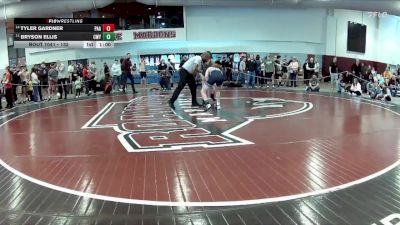 132 lbs Cons. Round 1 - Tyler Gardner, Poquoson Athletic Association vs Bryson Ellis, Appomattox
