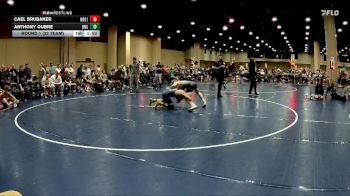 132 lbs Round 1 (32 Team) - Anthony Oubre, Brother Melchior vs Cael Brubaker, North DeSoto Red