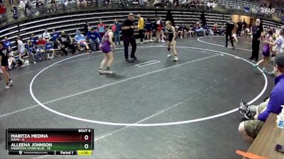 101 lbs Semis & 1st Wrestleback (8 Team) - Alleena Johnson, Minnesota Storm Blue vs Maritza Medina, Idaho