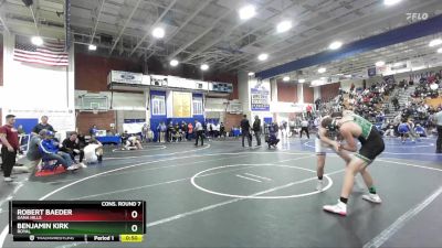 157 lbs Cons. Round 7 - Robert Baeder, Dana Hills vs Benjamin Kirk, Royal