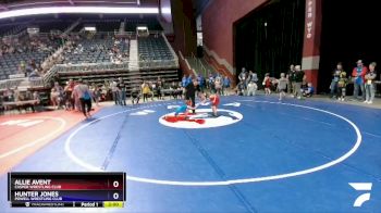 55 lbs Round 1 - Allie Avent, Casper Wrestling Club vs Hunter Jones, Powell Wrestling Club
