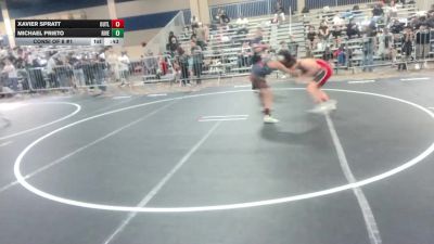 130 lbs Consi Of 8 #1 - Xavier Spratt, Outlaws vs Michael Prieto, Riverside Rascal