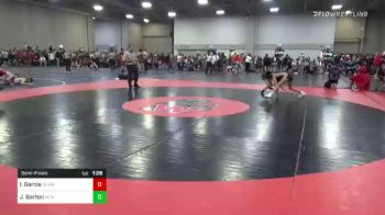 105 lbs Semifinal - Iby Garcia, Slam Academy vs Jamie Barton, Westlake