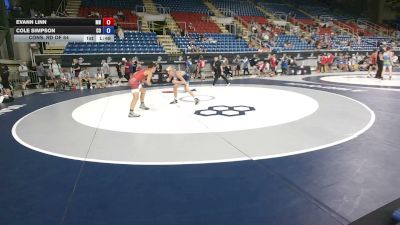 106 lbs Cons. Rd Of 64 - Evann Linn, Minnesota vs Cole Simpson, Colorado