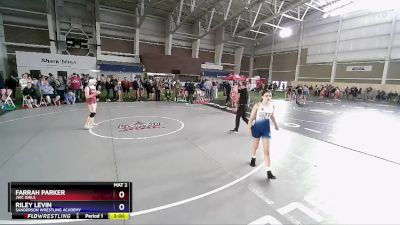 130 lbs Quarterfinal - Farrah Parker, JWC Girls vs Riley Levin, Sanderson Wrestling Academy
