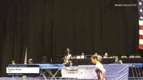 Aubrey Myles - Double Mini Trampoline, STLE - 2021 USA Gymnastics Championships