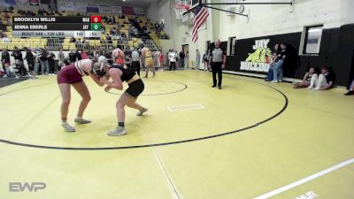 138 lbs Consi Of 8 #2 - Brooklyn Willis, Wagoner vs Jenna Eberle, Jay Junior High