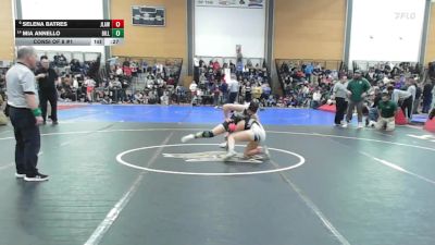 114 lbs Consi Of 8 #1 - Selena Batres, Jonathan Law vs Mia Annello, Billerica