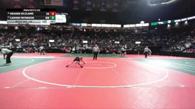 68 lbs Cons. Round 2 - Carter Peterson, BKW1 vs Keagen St.claire, LEO1